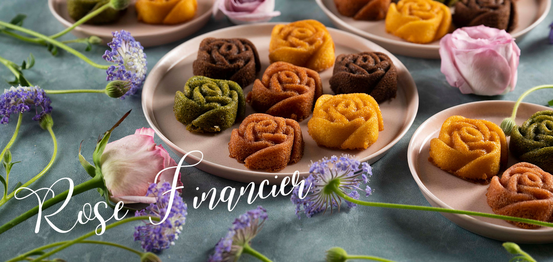 モンシェール　薔薇を型どったモンシェールらしいフィナンシェ